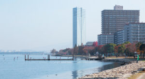 琵琶湖の展望